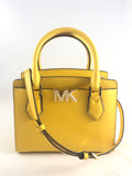 New Authentic Michael Kors Leather Mott Medium Messenger Satchel Handbag Purse