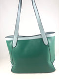 New Authentic Coach C5676 Colorblock Horse and Carriage Leather City Tote Bag