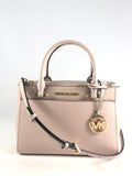 New Authentic Michael Kors Gibson Leather Small Satchel Handbag Purse