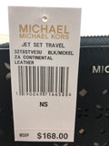 New Authentic Michael Kors Jet Set Travel Zip Around Continental Wallet