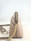 New Authentic Michael Kors Jet Set Travel Medium Dome Crossbody Handbag