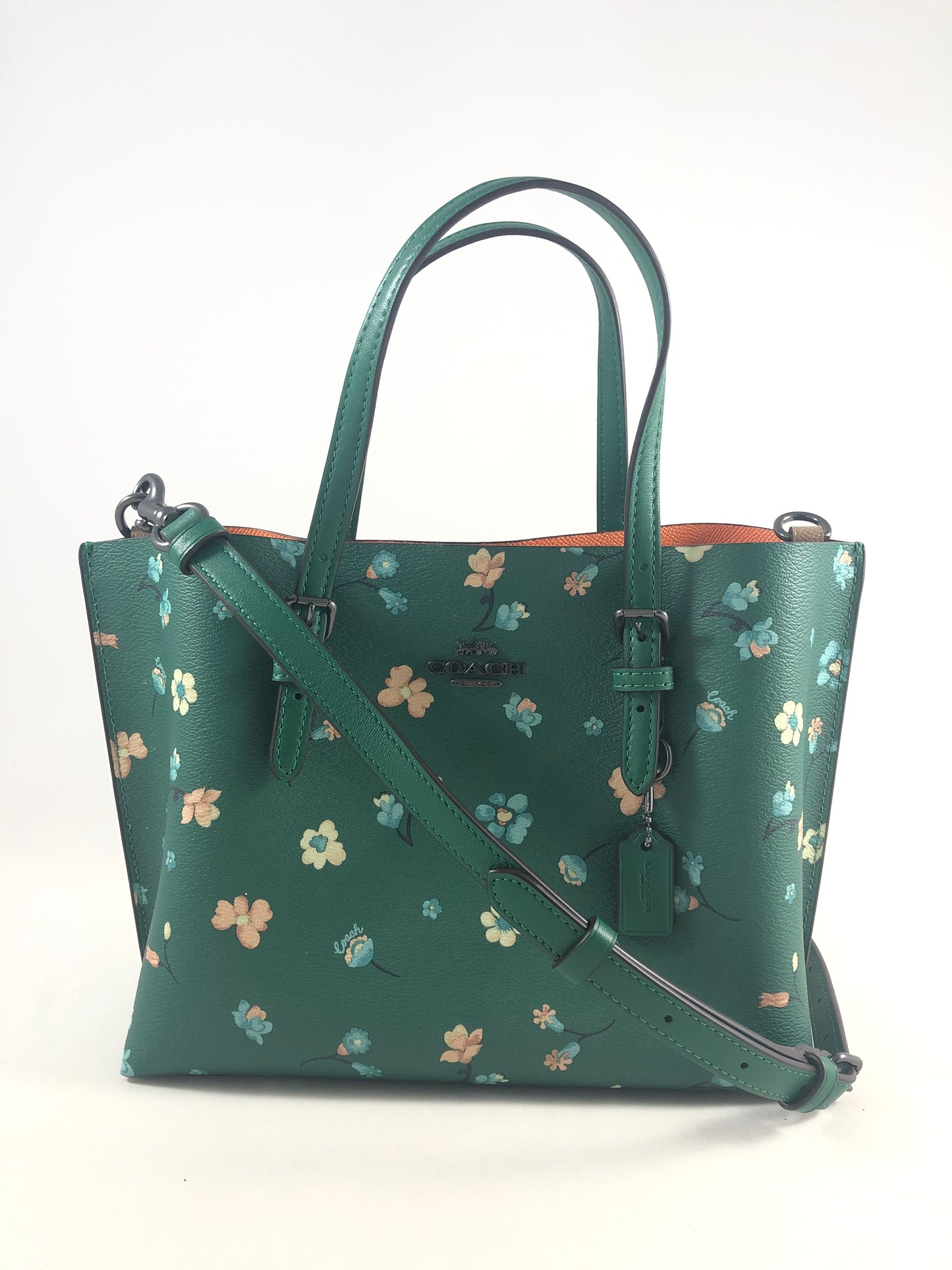 New Authentic Coach C8613 Mystical Floral Print Mollie Tote 25 Handbag Purse