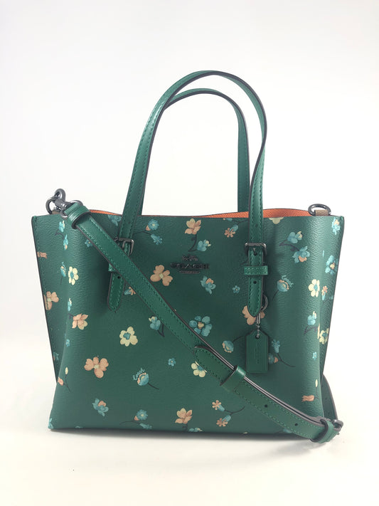 New Authentic Coach C8613 Mystical Floral Print Mollie Tote 25 Handbag Purse