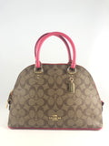 New Authentic Coach 2558 Signature Katy Satchel Handbag Purse