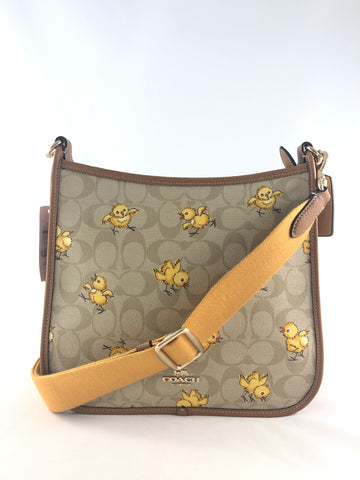 New Authentic Coach CC426 Signature Chick Dempsey File Bag