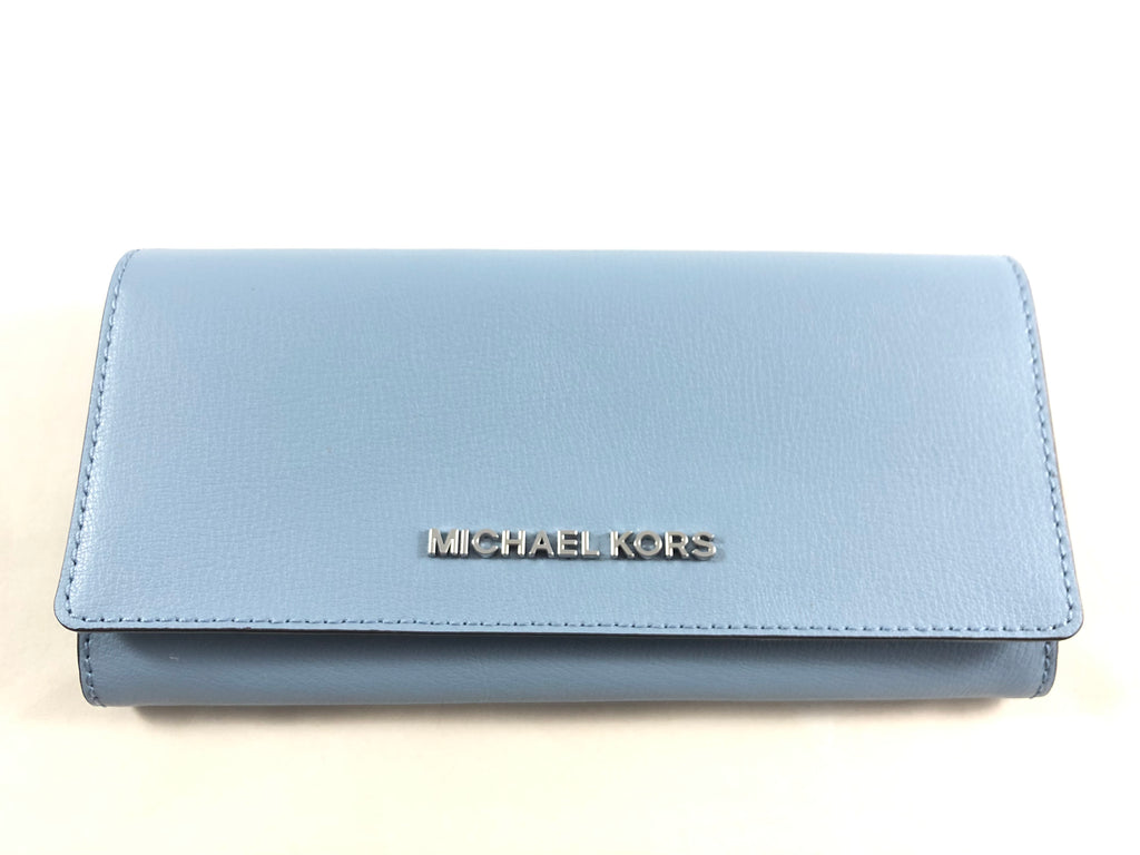 New Authentic Michael Kors Jet Set Travel Large Carryall Wallet