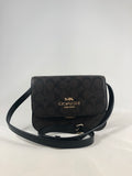 New Authentic Coach C5592 Signature PVC Mini Brynn Crossbody Handbag