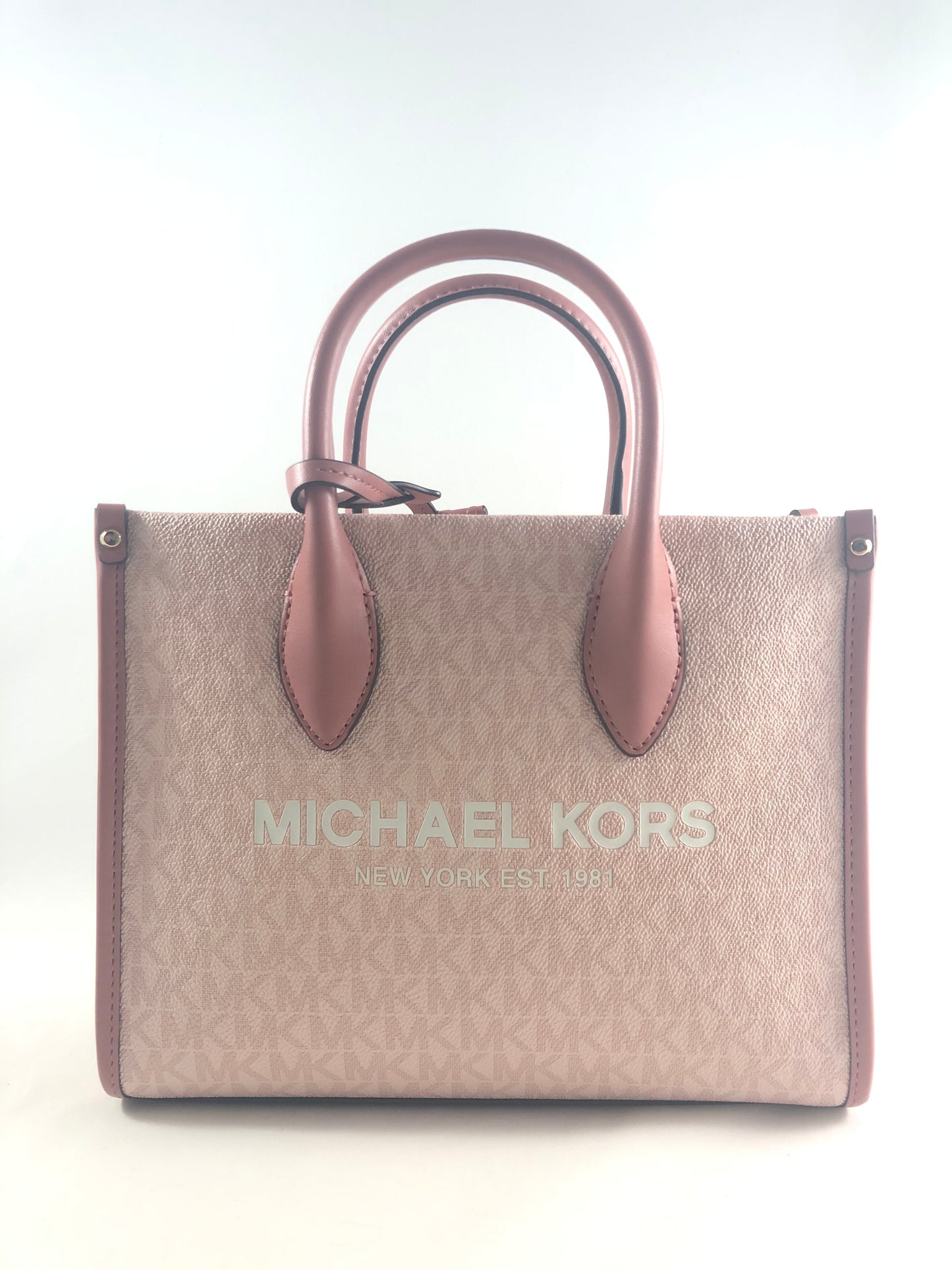 New Authentic Michael Kors Mirella Small Shopper Topzip Crossbody