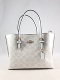 New Authentic Coach C4250 Signature Canvas Mollie 25 Tote Bag