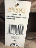 New Authentic Michael Kors Signature Hamilton Medium Satchel Handbag