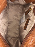 New Authentic Michael Kors Hamilton Embossed Small Satchel Handbag