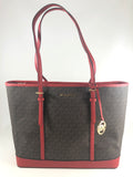 New Authentic Michael Kors Large Top Zip Shoulder Tote Bag Handbag