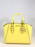 New Authentic Michael Kors Ciara Leather Medium Messenger Satchel Handbag