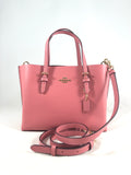 New Authentic Coach C4084 Leather Mollie 25 Tote Bag