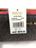 New Authentic Michael Kors Jet Set Travel Large Travel Continental Wallet