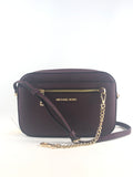 New Authentic Michael Kors Jet Set Item Large EW Zip Chain Crossbody Handbag