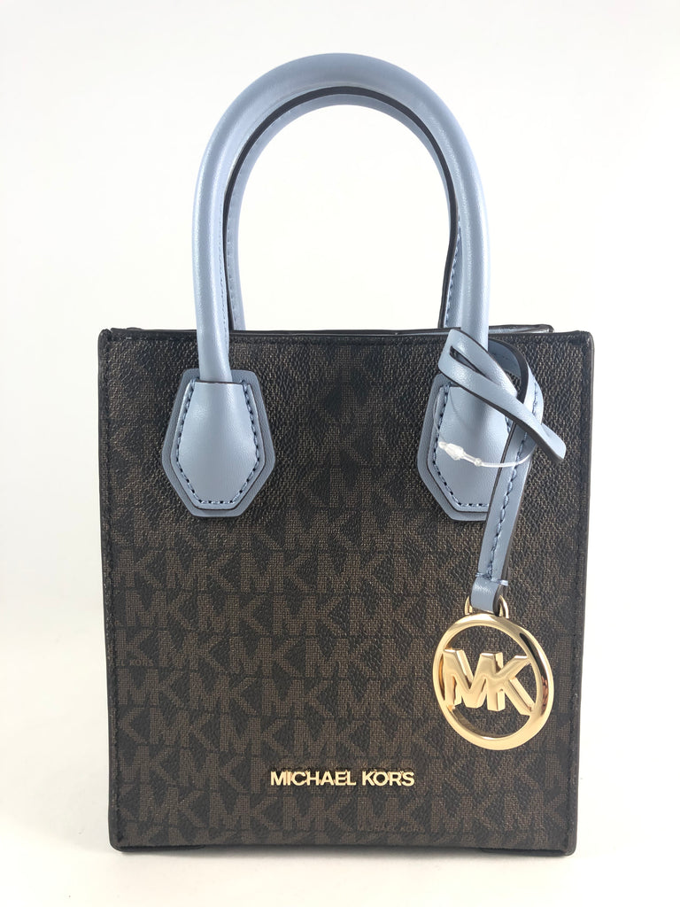 New Authentic Michael Kors Mercer XS NS Shopper Crossbody Handbag Purse