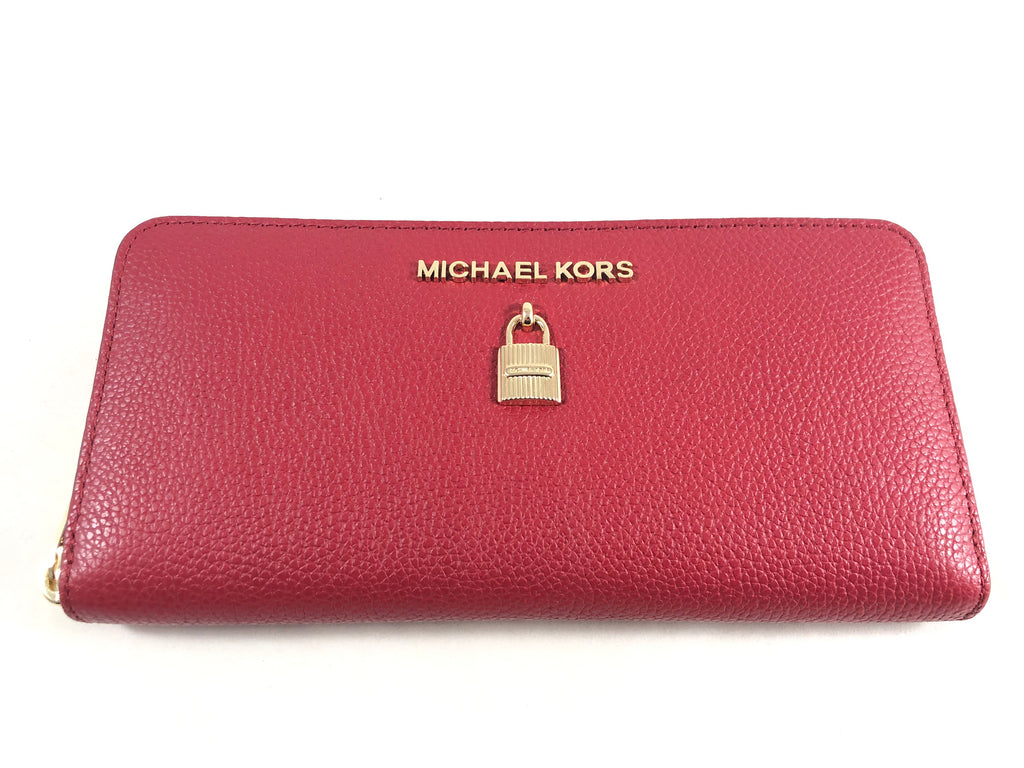 New Authentic Michael Kors Giftables Adele Zip Around Continental Wallet