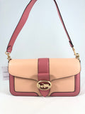 New Authentic Coach C8607 Pebble Leather Georgie Shoulder Bag Crossbody