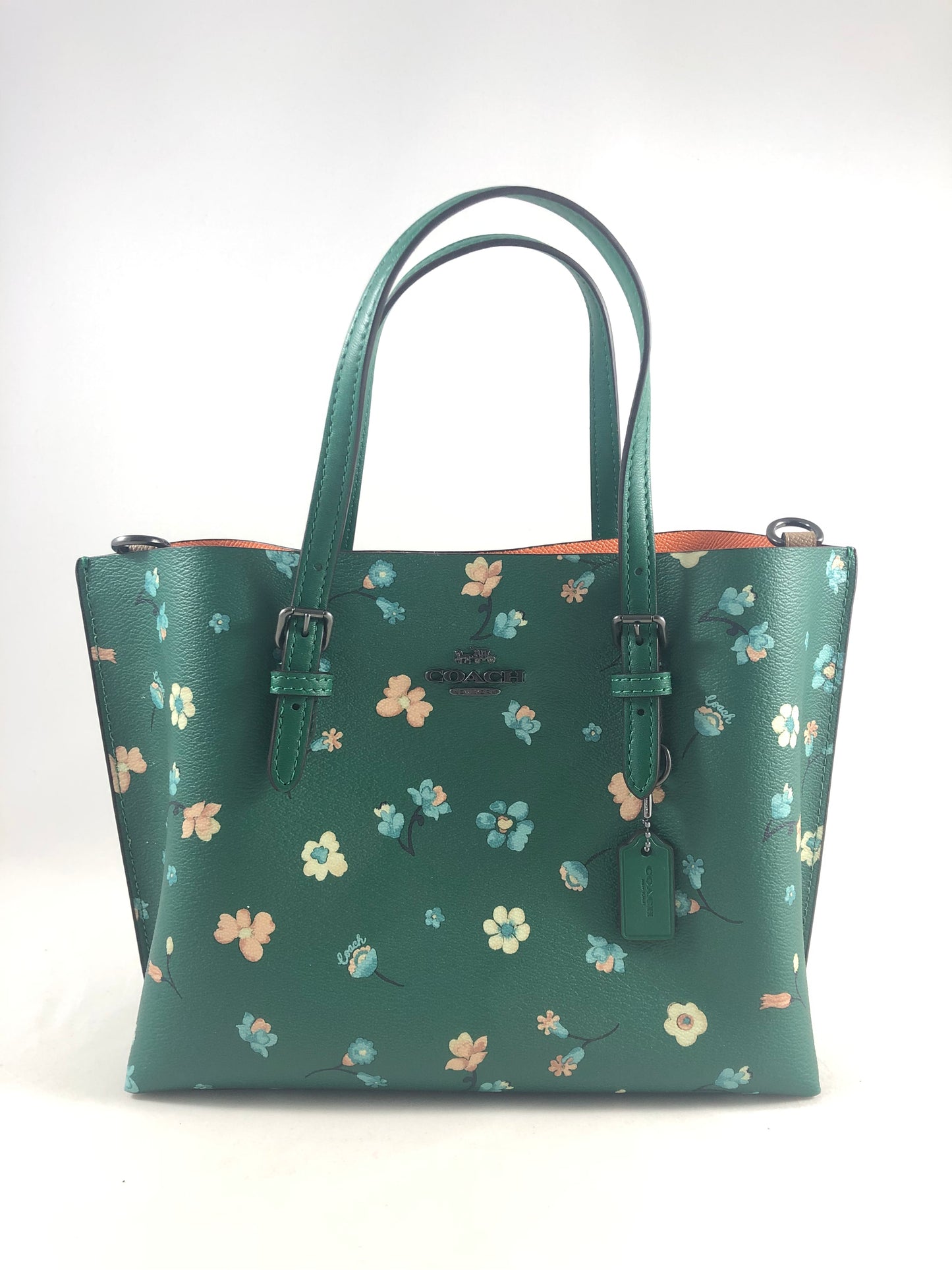 New Authentic Coach C8613 Mystical Floral Print Mollie Tote 25 Handbag Purse