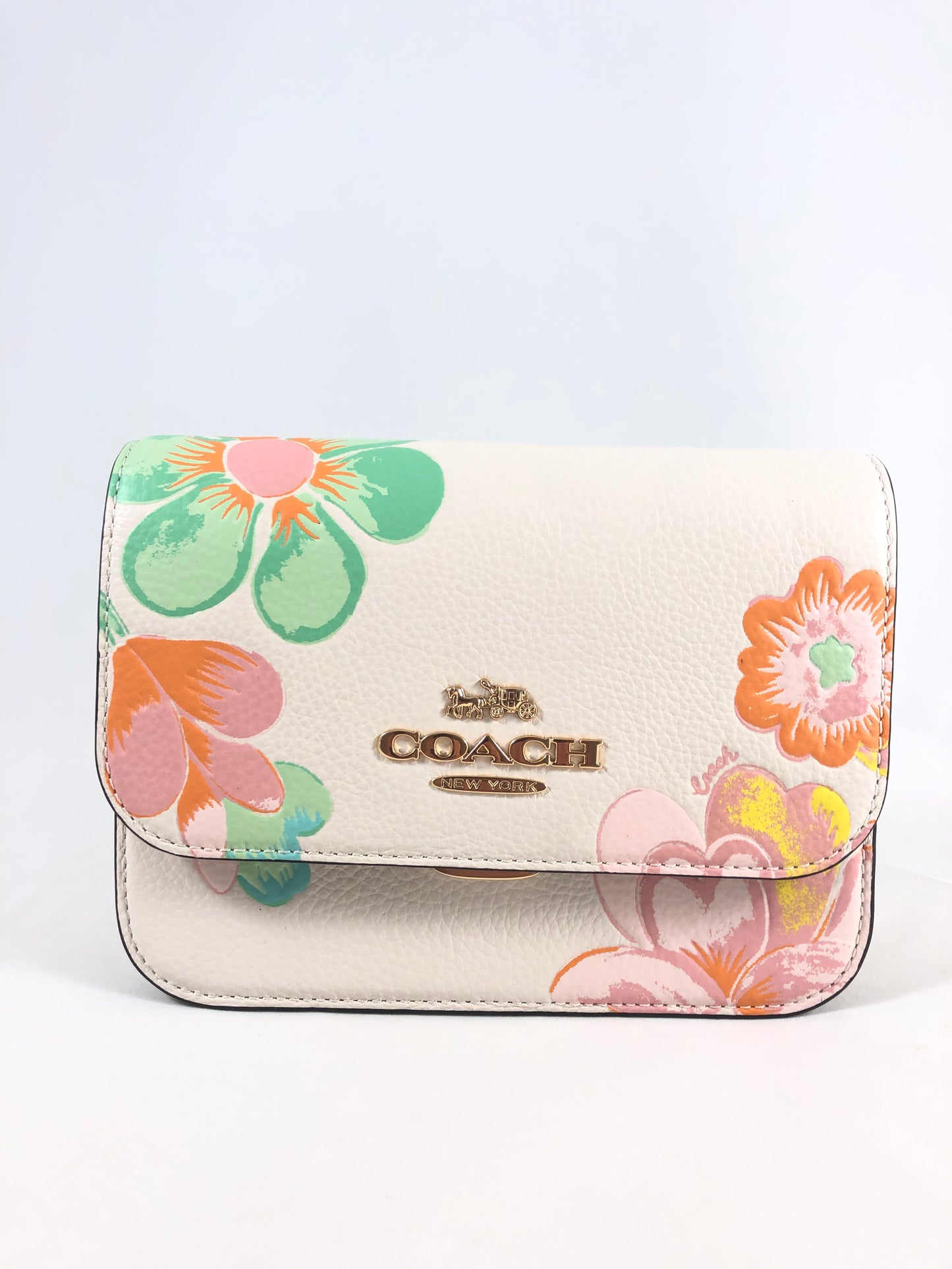 New Authentic Coach C8324 Dreamy Land Mystical Floral Canvas Mini Brynn Crossbody