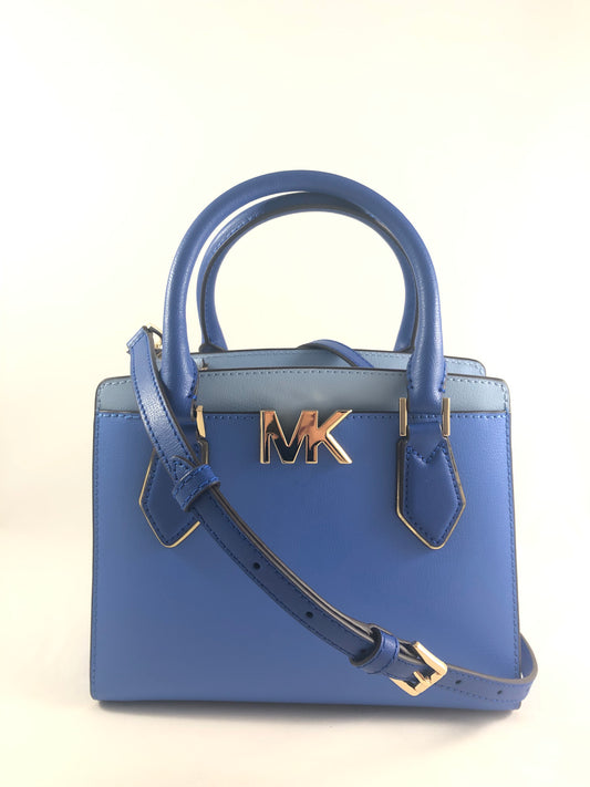 New Authentic Michael Kors Leather Mott Medium Messenger Satchel Handbag Purse