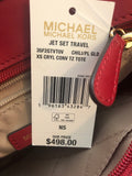 New Authentic Michael Kors Jet Set Travel XS Carryall Convertible Top Zip Tote Handbag