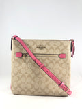 New Authentic Coach C1554 Signature Rowan File Bag Crossbody Shoulderbag