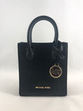 New Authentic Michael Kors Mercer XS NS Shopper Crossbody Handbag Purse