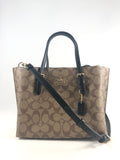 New Authentic Coach C4250 Signature Canvas Mollie 25 Tote Bag