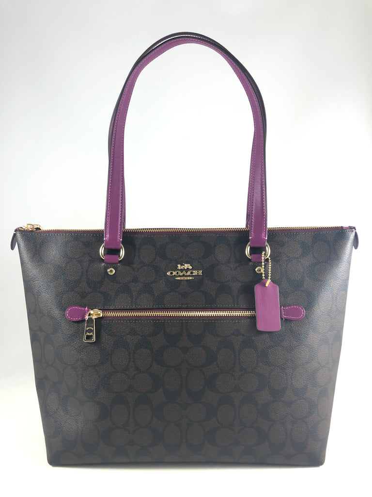 New Authentic Coach 79609 Signature Gallery Tote Bag Handbag