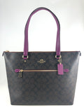 New Authentic Coach 79609 Signature Gallery Tote Bag Handbag