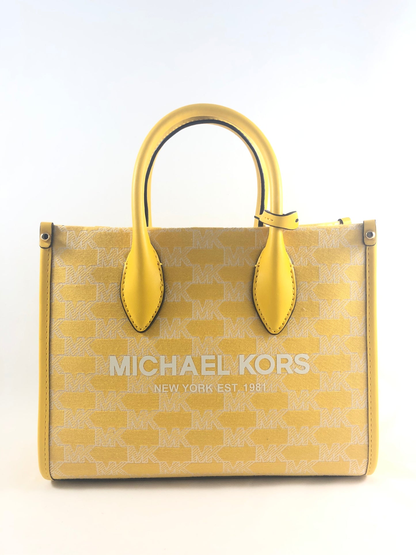 New Authentic Michael Kors Mirella Small Shopper Top Zip Crossbody