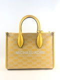 New Authentic Michael Kors Mirella Small Shopper Top Zip Crossbody