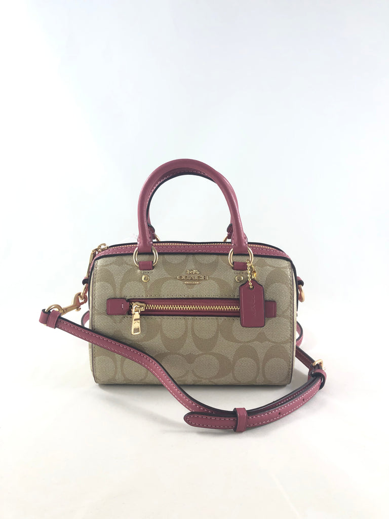 New Authentic Coach C9947 Signature Mini Rowan Crossbody