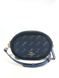 New Authentic Coach C4057 Diagonal Print Horse&Carriage Crossbody