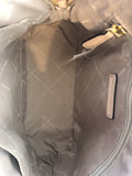 New Authentic Michael Kors Leather Jet Set Travel Medium Dome Crossbody Handbag