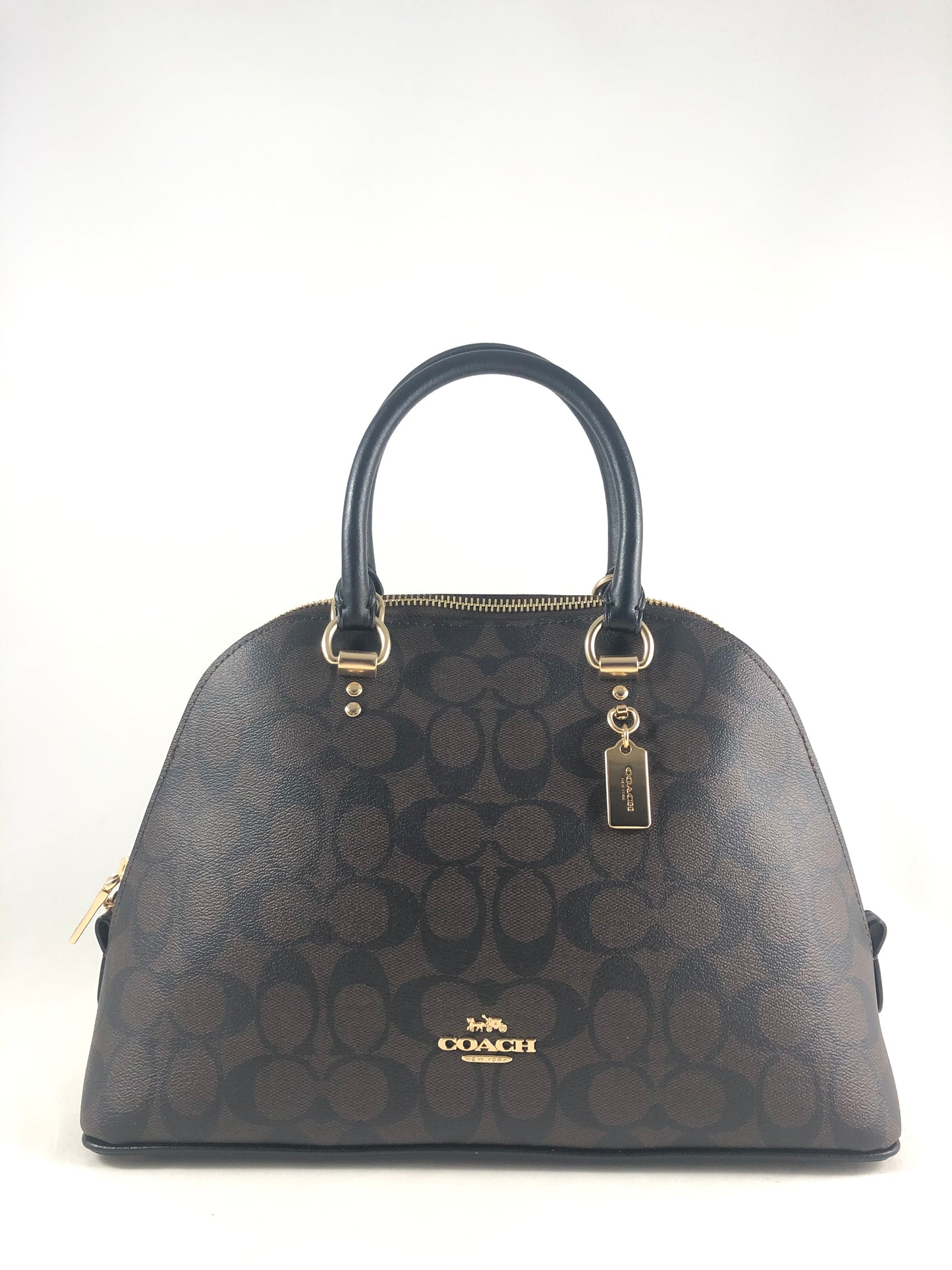 New Authentic Coach 2558 Signature Katy Satchel Handbag Purse