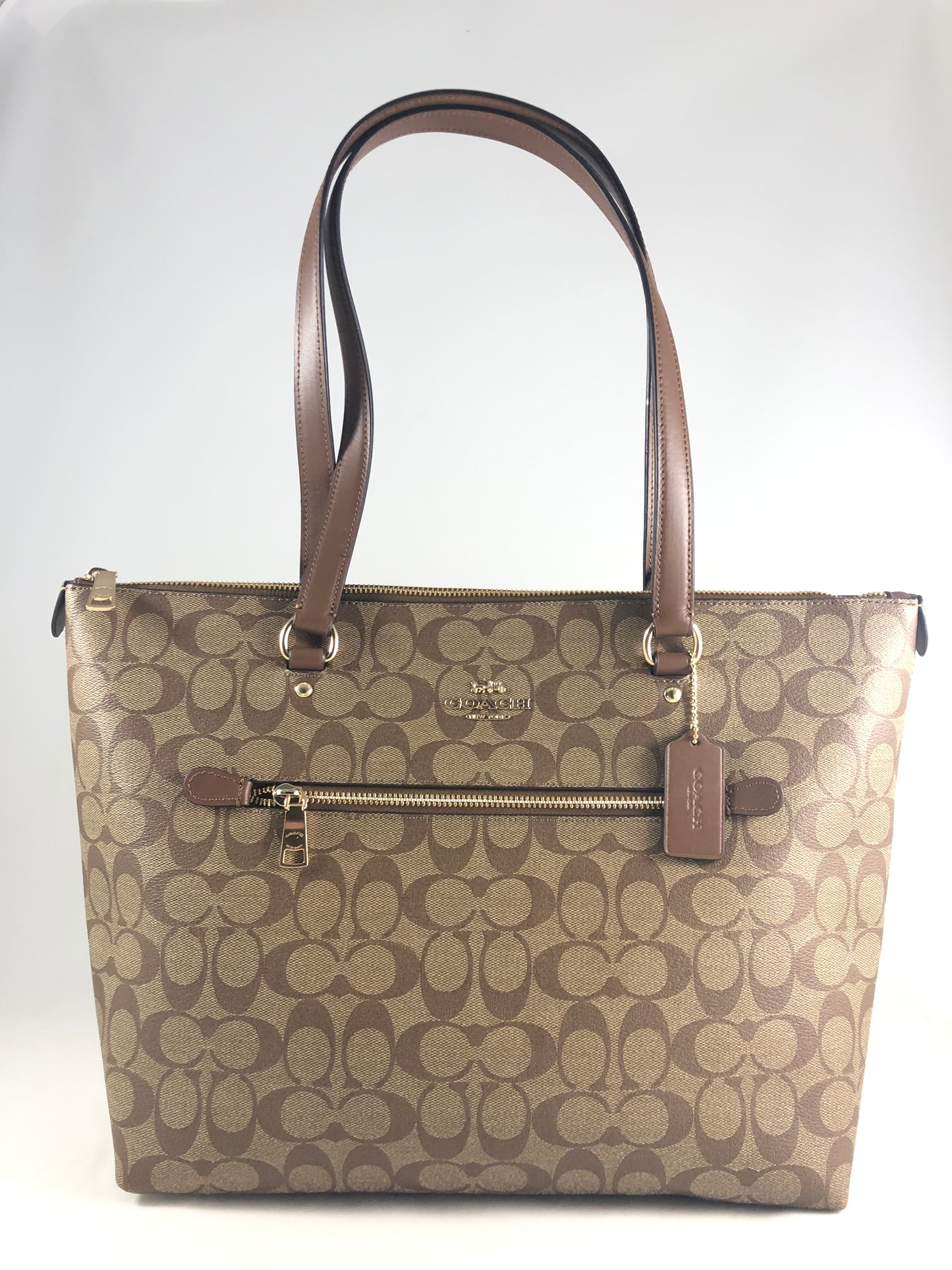 New Authentic Coach 79609 Signature Gallery Tote Bag Handbag